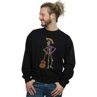 Disney Men's Coco Hector With Guitar Sweatshirt in Black | Size: 3XL
