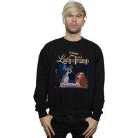 Disney Men's Lady & The Tramp Homage Sweatshirt in Black | Size: XL