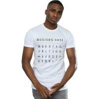 Disney Men's Artemis Fowl Gnommish Alphabet T-Shirt in White | Size: 4XL