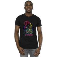 Marvel Men's Doctor Strange Rainbow T-Shirt in Black | Size: 2XL