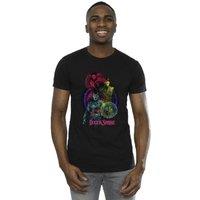 Marvel Men's Doctor Strange Rainbow T-Shirt in Black | Size: 3XL