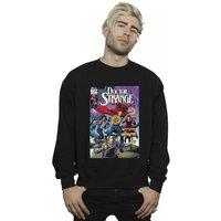 Marvel Men's Doctor Strange Comic Circles Sweatshirt in Black | Size: 2XL