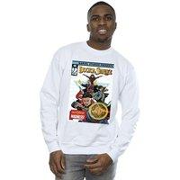 Marvel Men's Doctor Strange Comic Cover Sweatshirt in White | Size: XL