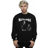 Beetlejuice Men's Monochrome Pair Sweatshirt in Black | Size: Large