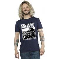 Elvis Presley Men's A Heartbreaker T-Shirt in Navy | Size: XL