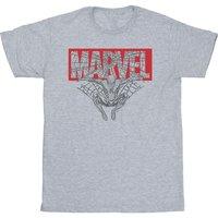 Marvel Men's Spider Man Logo Red T-Shirt in Grey | Size: Medium