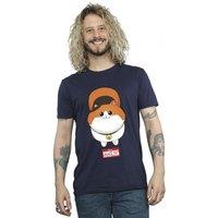 Disney Men's Big Hero 6 Baymax Kitten Face T-Shirt in Navy | Size: 2XL