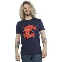 Disney Men's Big Hero 6 Baymax Suite Pose T-Shirt in Navy | Size: 2XL