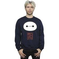 Disney Men's Big Hero 6 Baymax Icon Sweatshirt in Navy | Size: 2XL