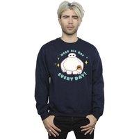 Disney Men's Big Hero 6 Baymax Hugs Everyday Sweatshirt in Navy | Size: 2XL