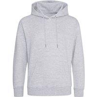 AWDis Men's Just Hoods Heather Hoodie in Grey | Size: XL