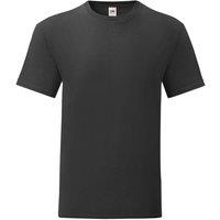 Fruit of the Loom Men's Iconic T-Shirt (Pack Of 5) in Black | Size: Medium