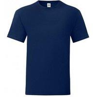 Fruit of the Loom Men's Iconic T-Shirt (Pack Of 5) in Navy | Size: Medium