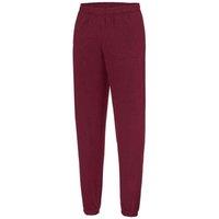 AWDis Men's College Jogging Bottoms in Burgundy | Size: XL