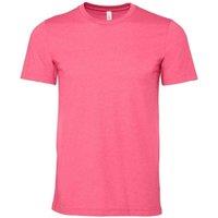 Bella + Canvas Men's Heather CVC T-Shirt in Pink | Size: 2XL