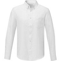 Elevate Men's Pollux Long-Sleeved Shirt in White | Size: Large