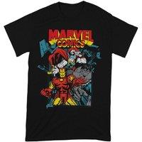 Marvel Comics Men's T-Shirt in Black | Size: Large