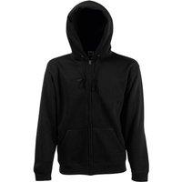 Fruit of the Loom Men's Hooded Sweatshirt in Black | Size: Medium