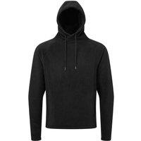 TriDri Men's Microfleece Hoodie in Black | Size: XL