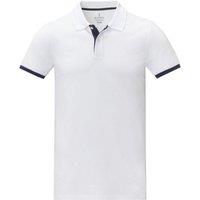 Elevate Men's Morgan Short-Sleeved Polo Shirt in White | Size: XL