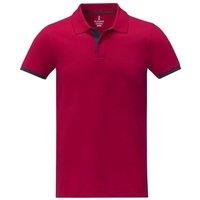Elevate Men's Morgan Short-Sleeved Polo Shirt in Red | Size: XS