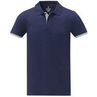Elevate Men's Morgan Short-Sleeved Polo Shirt in Navy | Size: XS