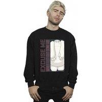 Disney Men's Big Hero 6 Baymax Excuse Me Some Air Sweatshirt in Black | Size: XL