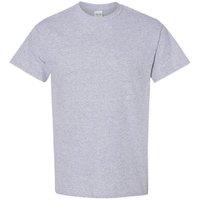 Gildan Men's Heavy Cotton Short Sleeve T-Shirt (Pack Of 5) in Pale Grey | Size: 2XL