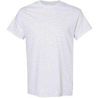 Gildan Men's Heavy Cotton Short Sleeve T-Shirt (Pack Of 5) in Mid Grey | Size: Medium