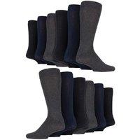 Sock Snob Men's 12 Pair Cotton Dress Socks | Size: 6-11