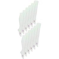 Sock Snob Men's 12 Pair Knee High Soft Bamboo Multicoloured School Socks in White | Size: 9-12