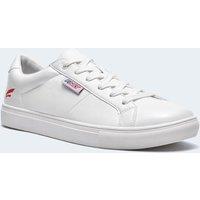 Finily Men's Simon Casual Lace Up Trainers in White | Size: 11