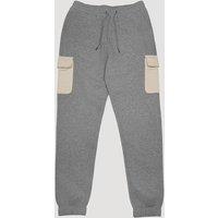 Larsson & Co Men's Combat Jogger With Contrast Pockets in Grey | Size: Small