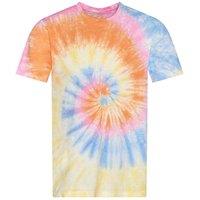 AWDis Men's Swirl T-Shirt in Bright Yellow | Size: XS
