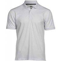 TEE JAYS Men's Club Polo Shirt in White | Size: 3XL