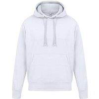 Casual Classics Men's Ringspun Cotton Hoodie in White | Size: Large