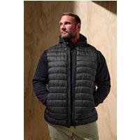 BadRhino Men's Padded Puffer Gilet in Black | Size: 1XL