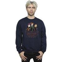 Disney Men's Hocus Pocus Sanderson Sister Sweatshirt in Navy | Size: XL
