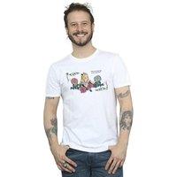 Disney Men's Alice In Wonderland What Kind Of Garden T-Shirt in White | Size: Medium
