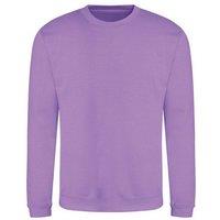 AWDis Men's Plain Lavender Sweatshirt | Size: Medium