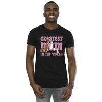 Disney Men's The Aristocats Greatest Mum T-Shirt in Black | Size: Medium