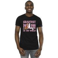 Disney Men's The Aristocats Greatest Mum T-Shirt in Black | Size: 4XL
