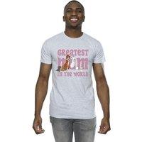 Disney Men's The Aristocats Greatest Mum T-Shirt in Grey | Size: XL