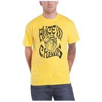 Alice In Chains Men's Transplant T-Shirt in Yellow | Size: 2XL