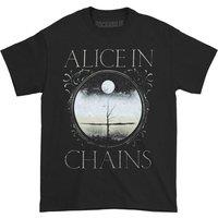 Alice In Chains Men's Moon T-Shirt in Black | Size: Medium