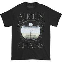 Alice In Chains Men's Moon T-Shirt in Black | Size: XL