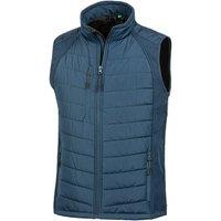 Result Men's Black Compass Padded Soft Shell Gilet in Mid Navy | Size: 2XL