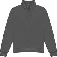 Kustom Kit Men's Quarter Zip Sweatshirt in Dark Grey | Size: Large