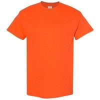 Gildan Men's Heavy Cotton Short Sleeve T-Shirt in Orange | Size: Large
