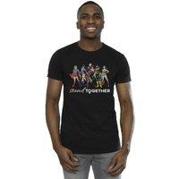 DC Comics Men's Of DC Stand Together T-Shirt in Black | Size: 2XL